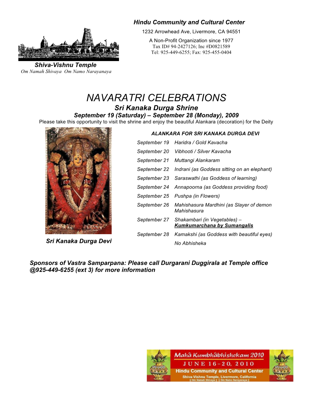 Navaratri Celebrations