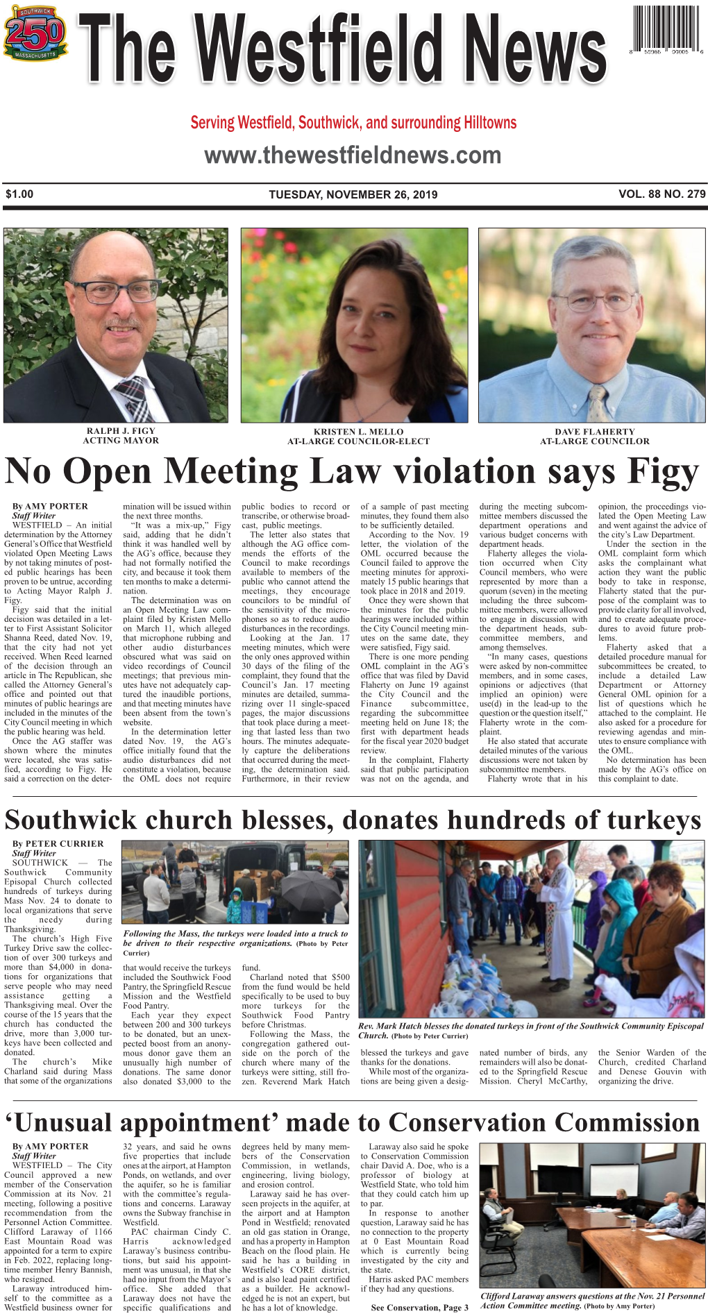 No Open Meeting Law Violation Says Figy