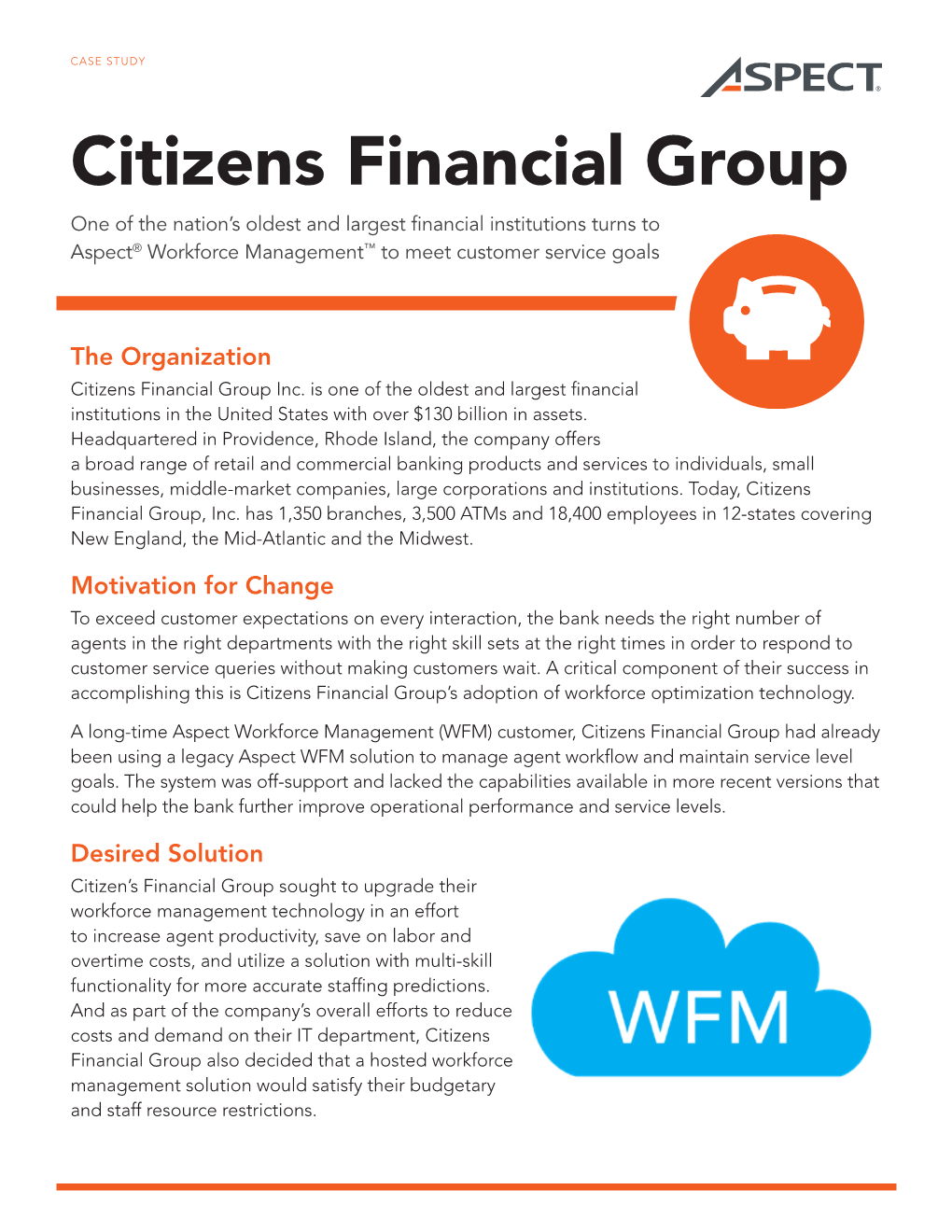 Citizens Financial Group Case Study