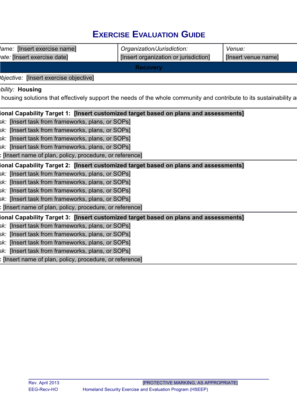 Recv HO EEG Template 040113