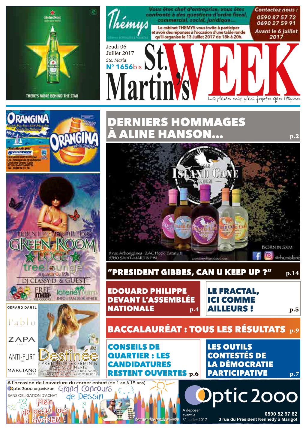 DERNIERS HOMMAGES À ALINE HANSON… P.2