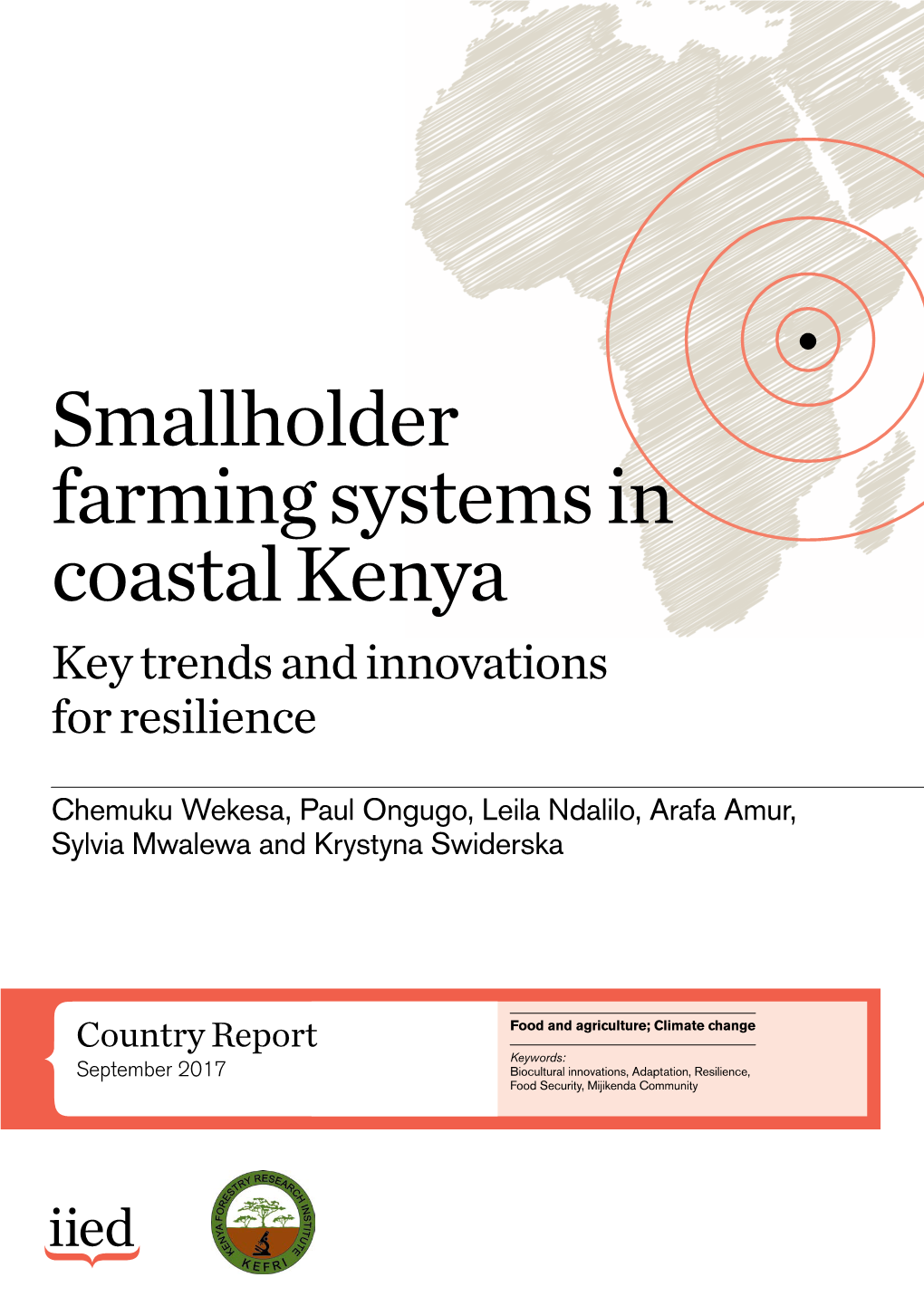 Smallholder Farming Systems in Coastal Kenya Key Trends and Innovations for Resilience