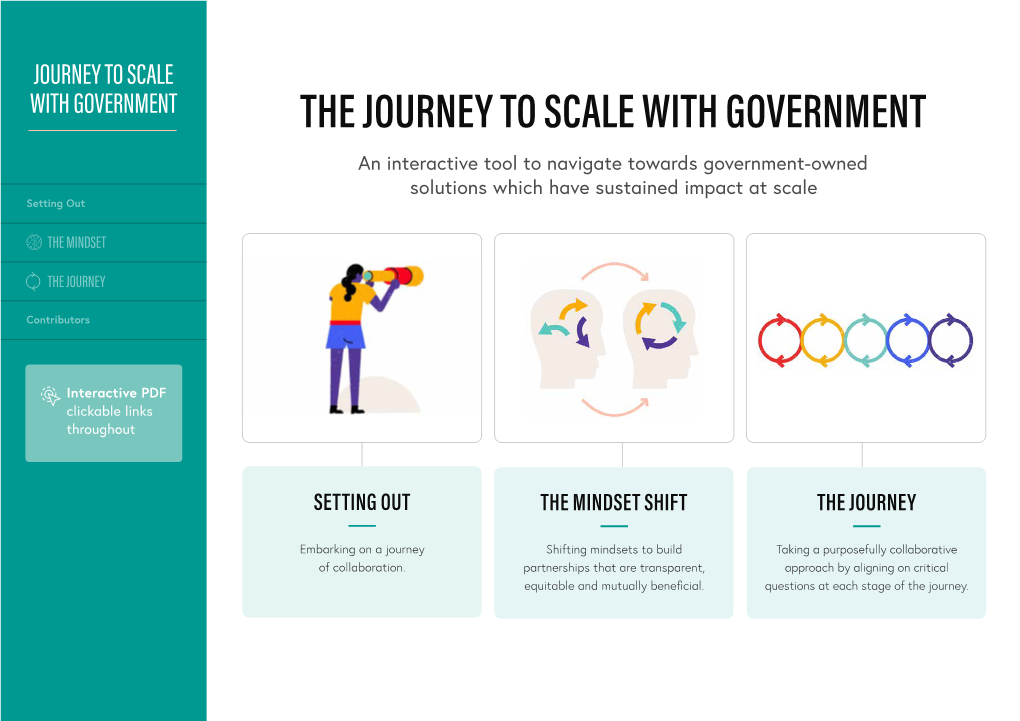 'Journey to Scale with Government' Tool