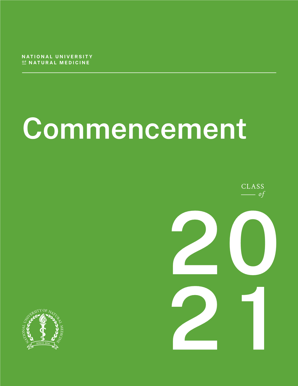 Commencement 2021 COMMENCEMENT