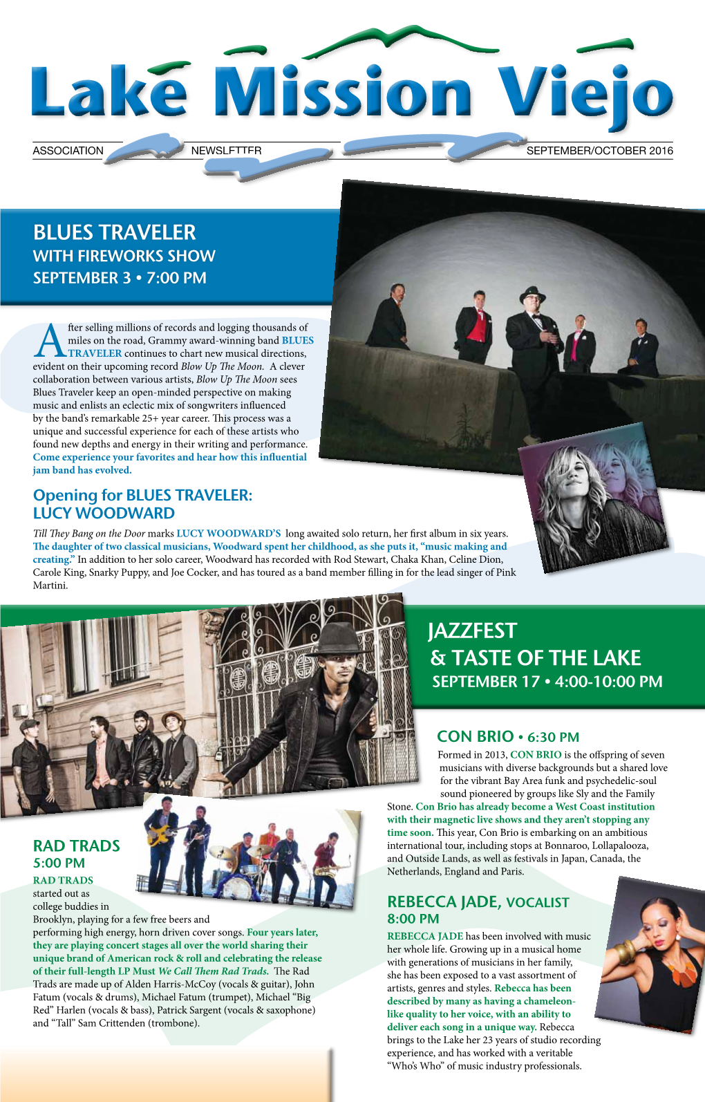 BLUES TRAVELER Jazzfest & TASTE of the LAKE