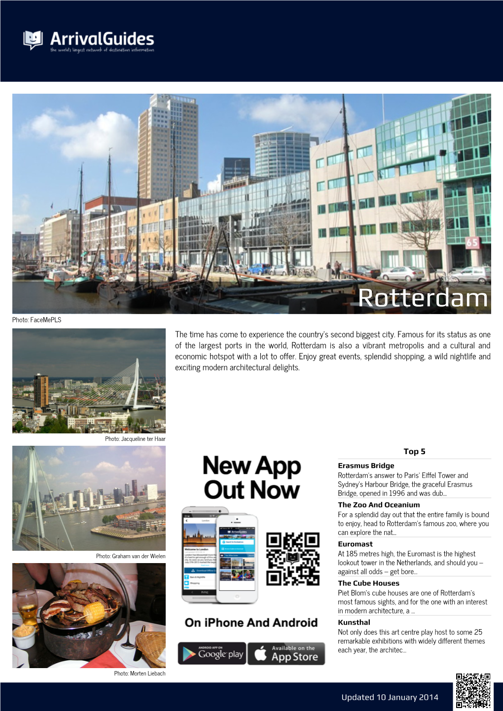 Rotterdam Photo: Facemepls the Time Has Come to Experience the Country’S Second Biggest City