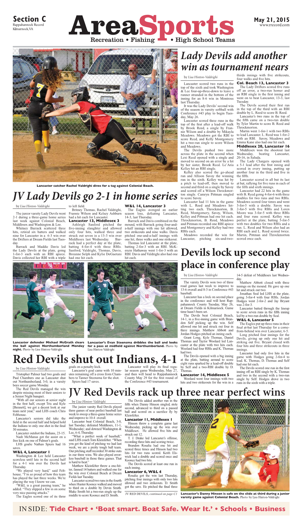 Rappahannock Record, Thursday, May 21, 2015, Section C