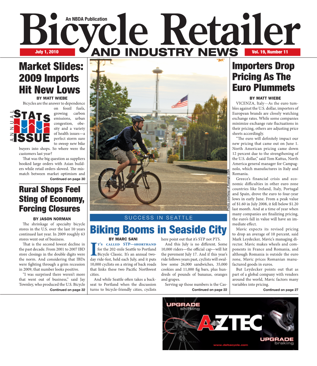 Biking Booms in Seaside City to Drop an Average of 10 Percent, Said Stores Went out of Business