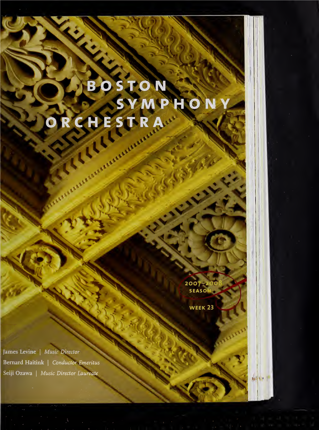 Boston Symphony Orchestra Concert Programs, Season 127, 2007-2008, Subscription, Volume 02