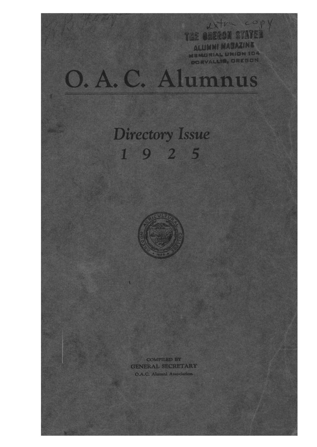 0. A. C. Alumnus