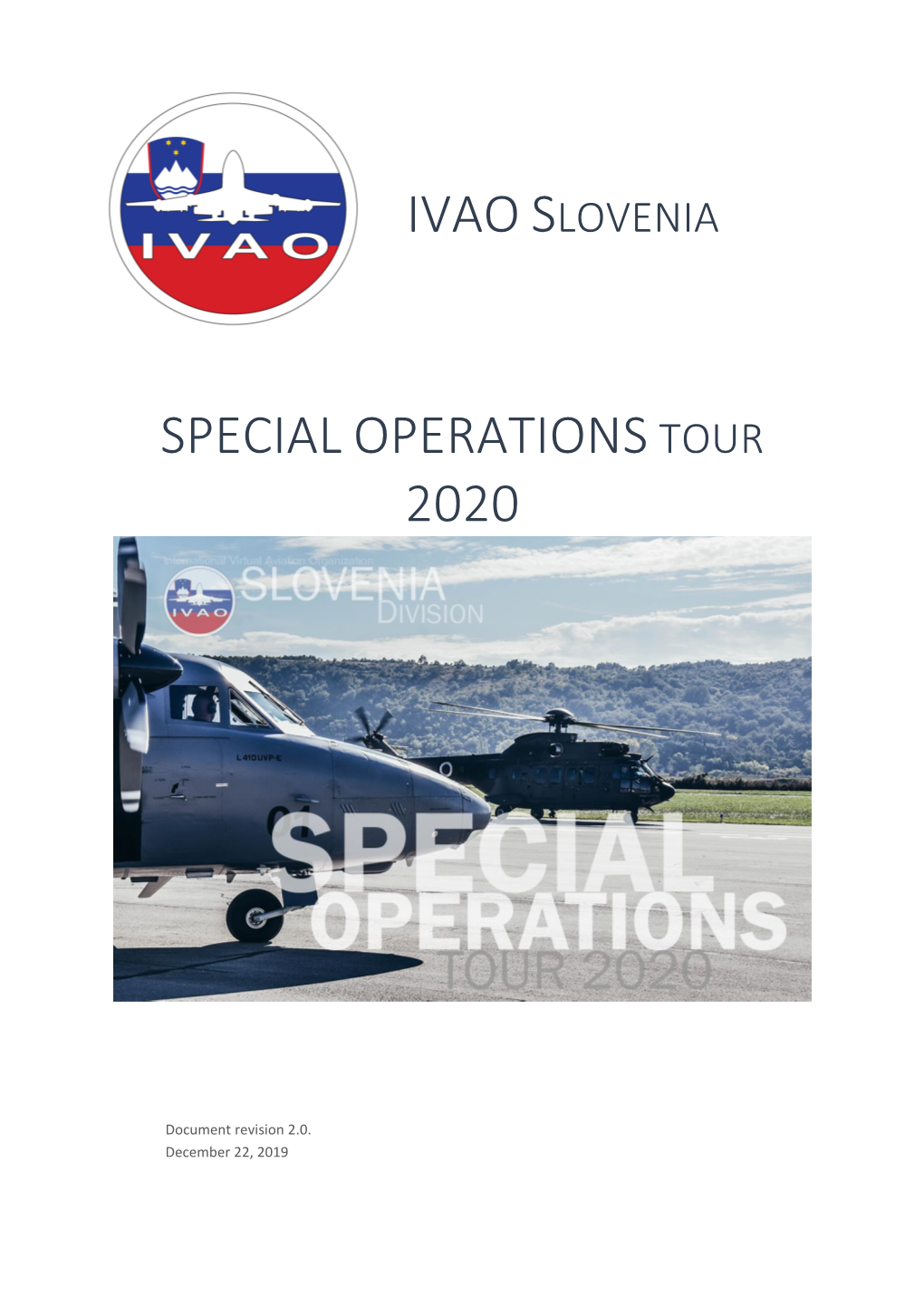 Ivao Slovenia Special Operations Tour 2020