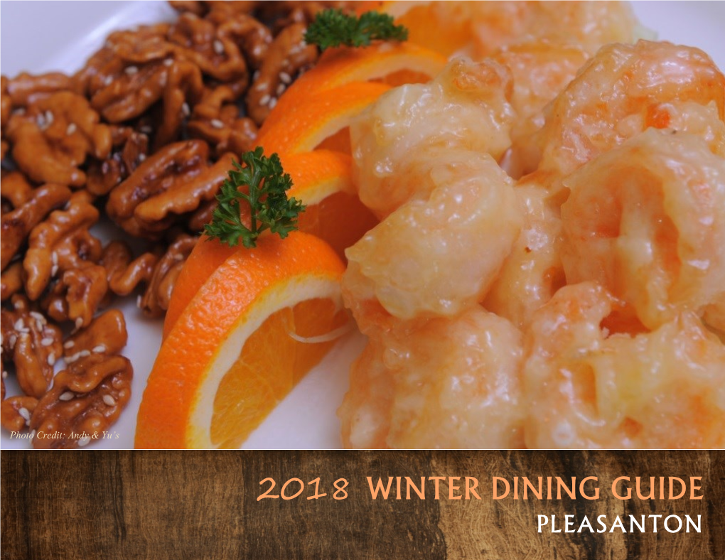 2018 Winter Dining Guide