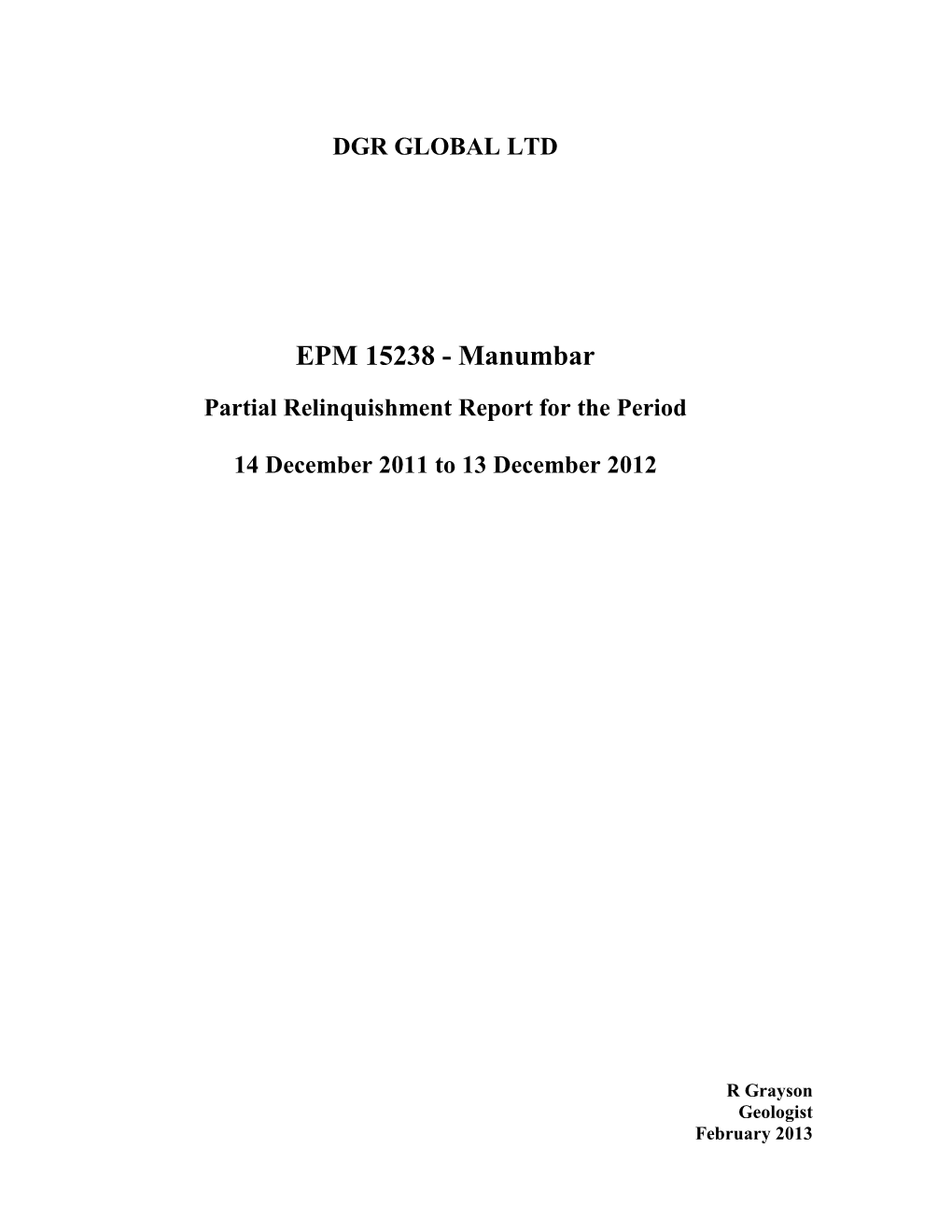 EPM 15238 - Manumbar