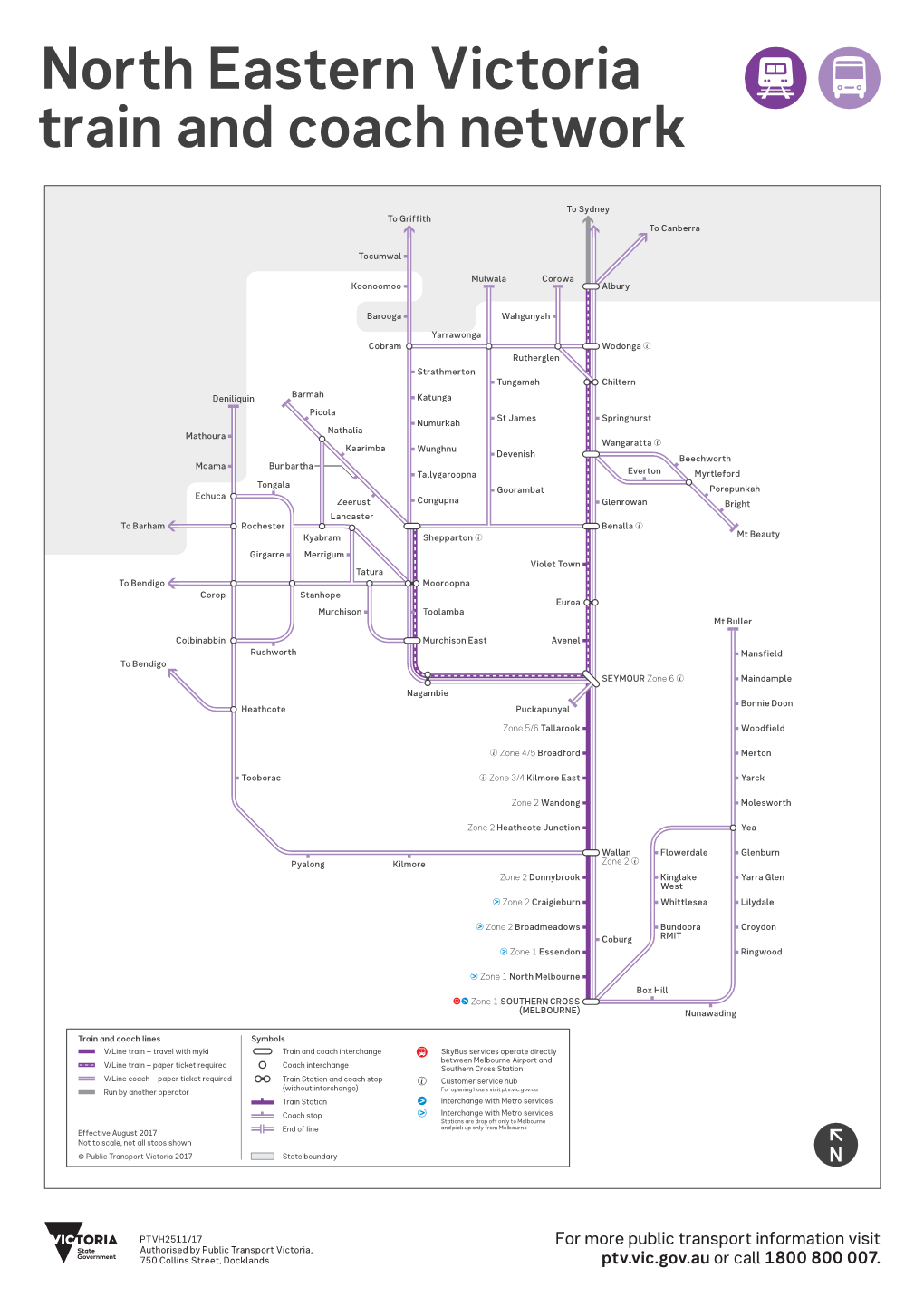 North Eastern Victoria Train and Coach Network