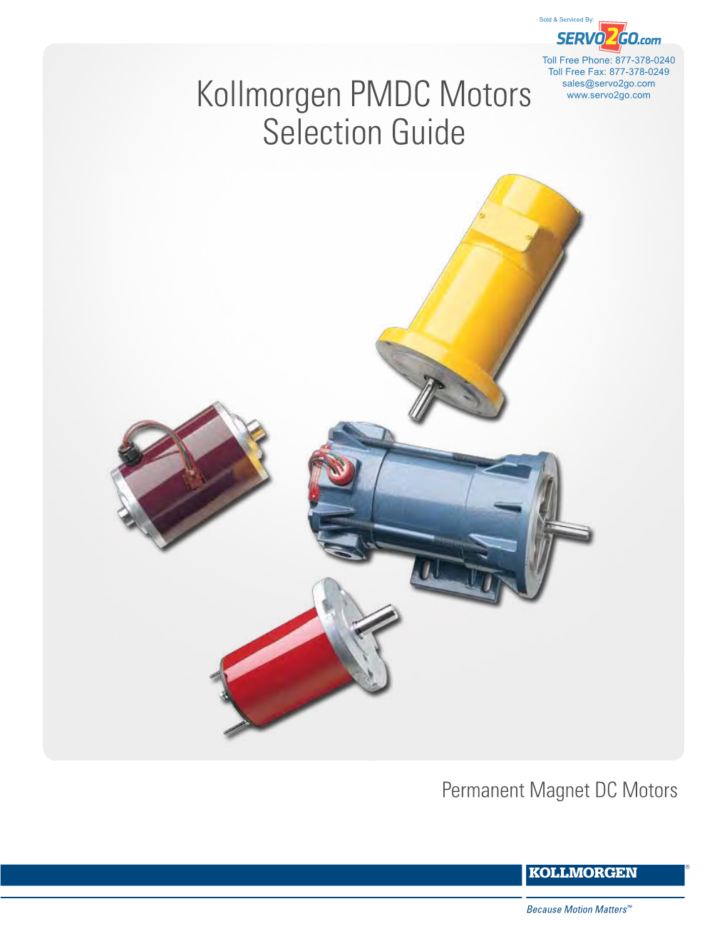 Kollmorgen PMDC Motors Selection Guide