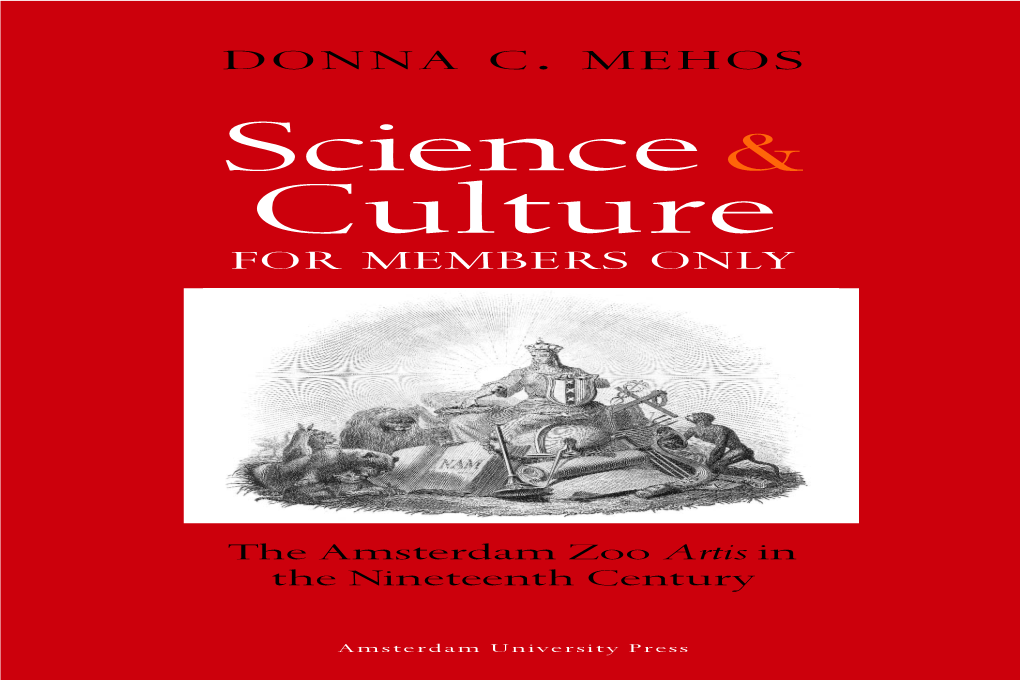 DONNA C. MEHOS Culture for MEMBERS ONLY