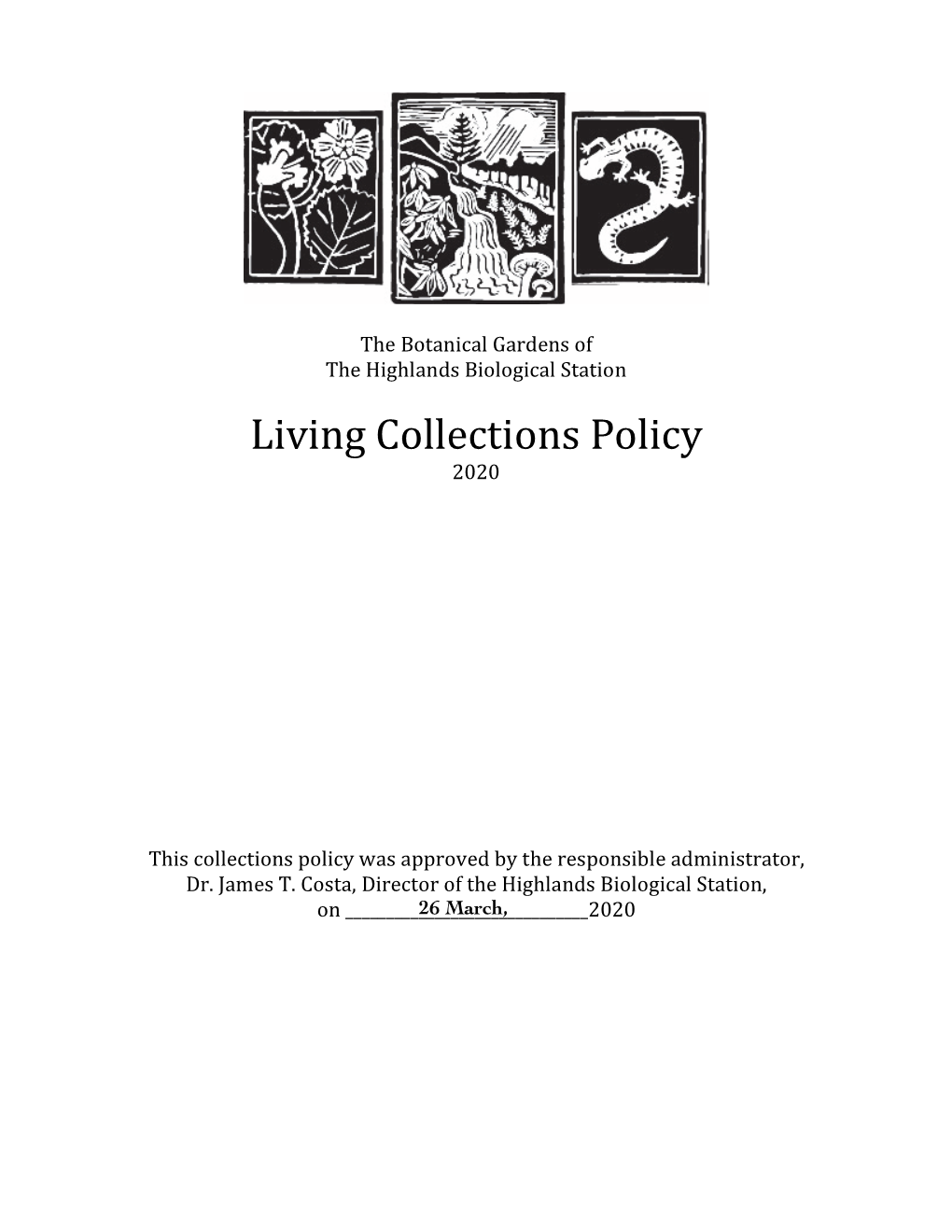 Living Collections Policy 2020