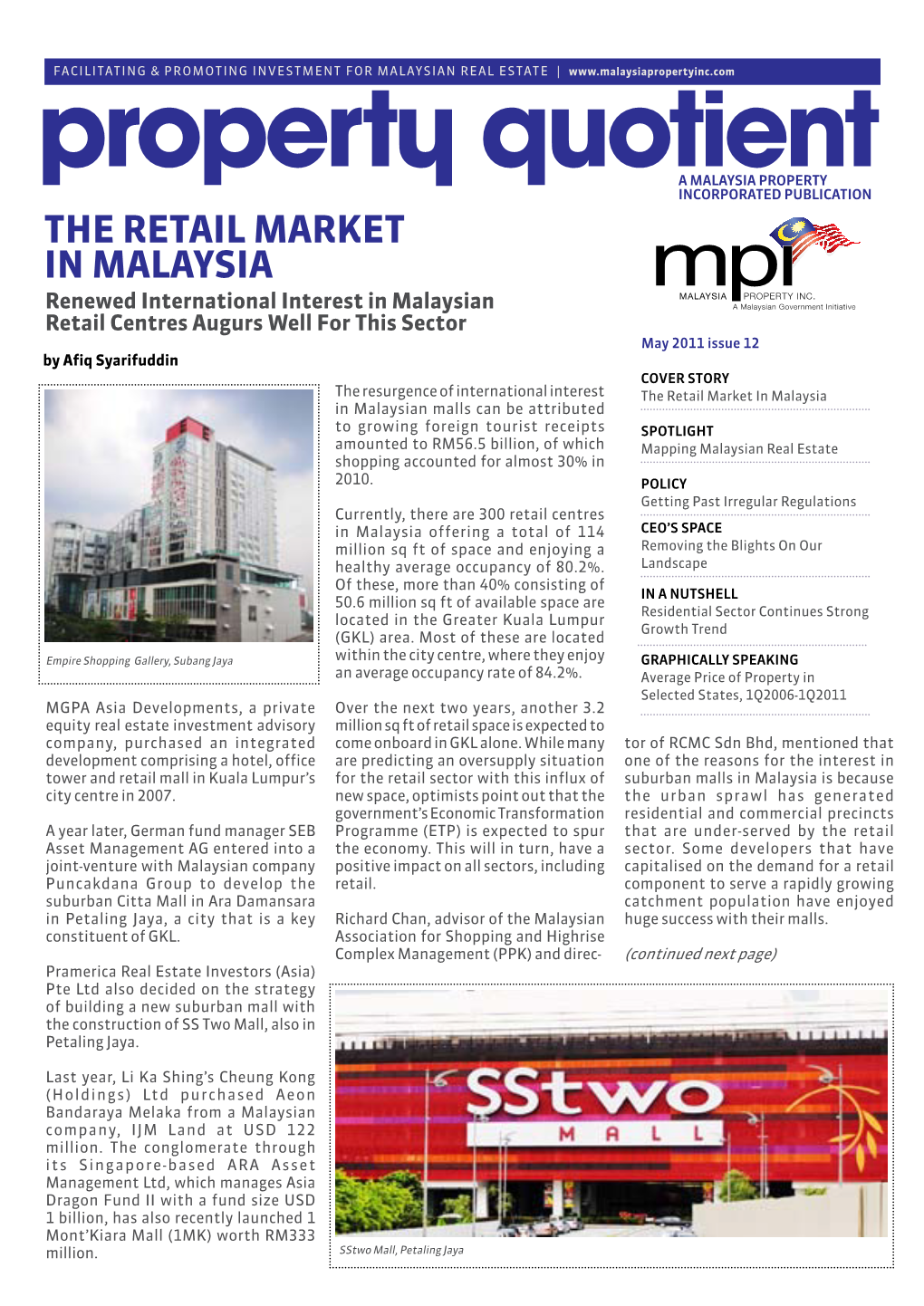 The Retail Market in Malaysia