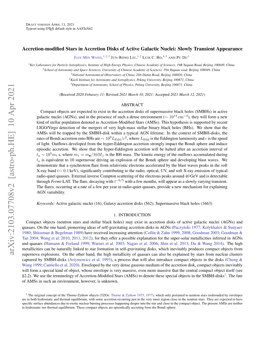 Arxiv:2103.07708V2 [Astro-Ph.HE] 10 Apr 2021 Supernova Explosions