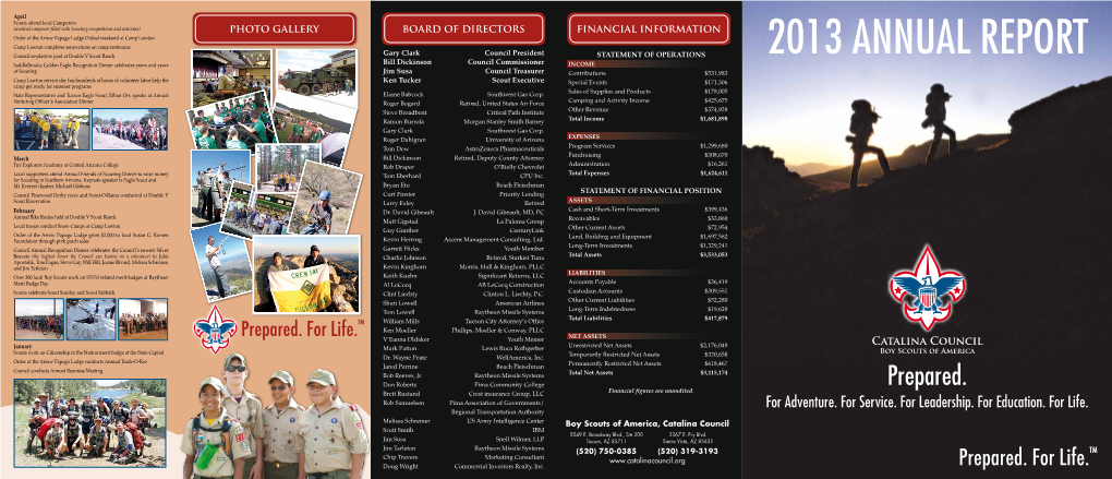 Annual Report 2014 FRONT.Pdf 1 1/9/14 10:20 AM