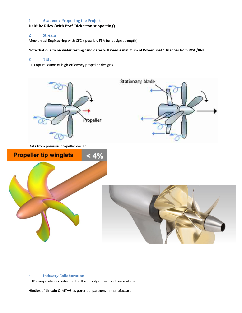 1. Academic Proposing the Project