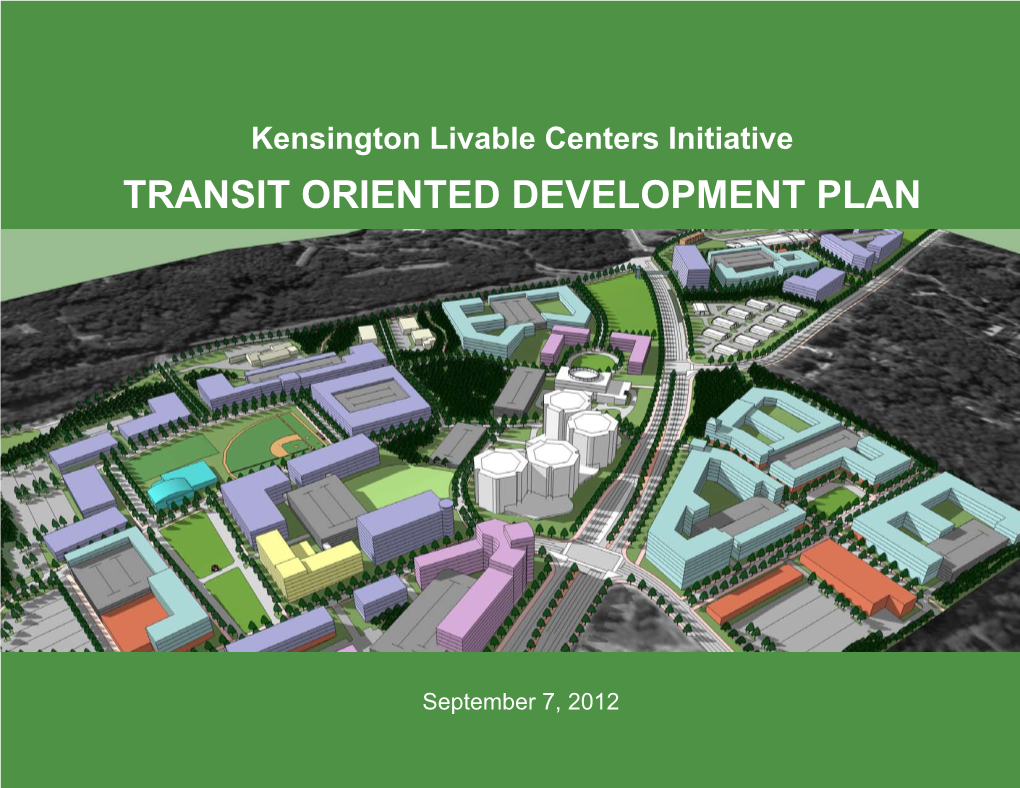 Transit Oriented Development Plan