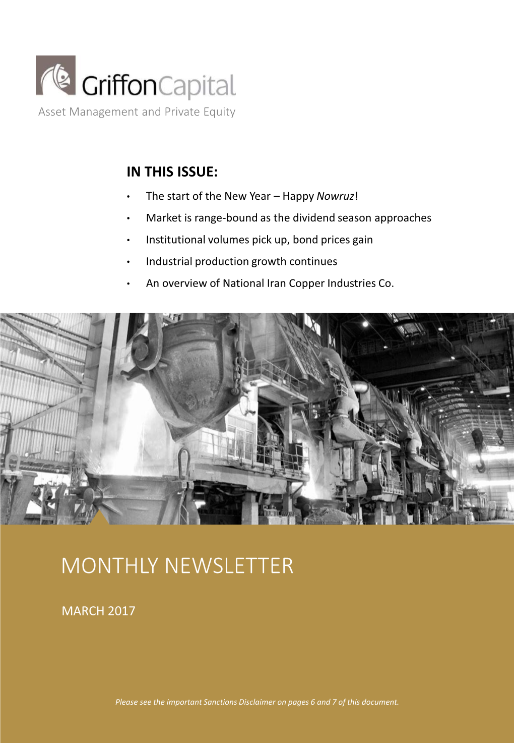 Monthly Newsletter