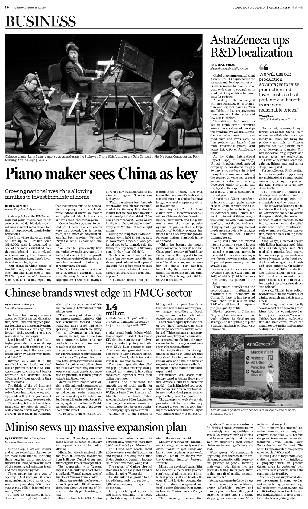 Piano Maker Sees China As