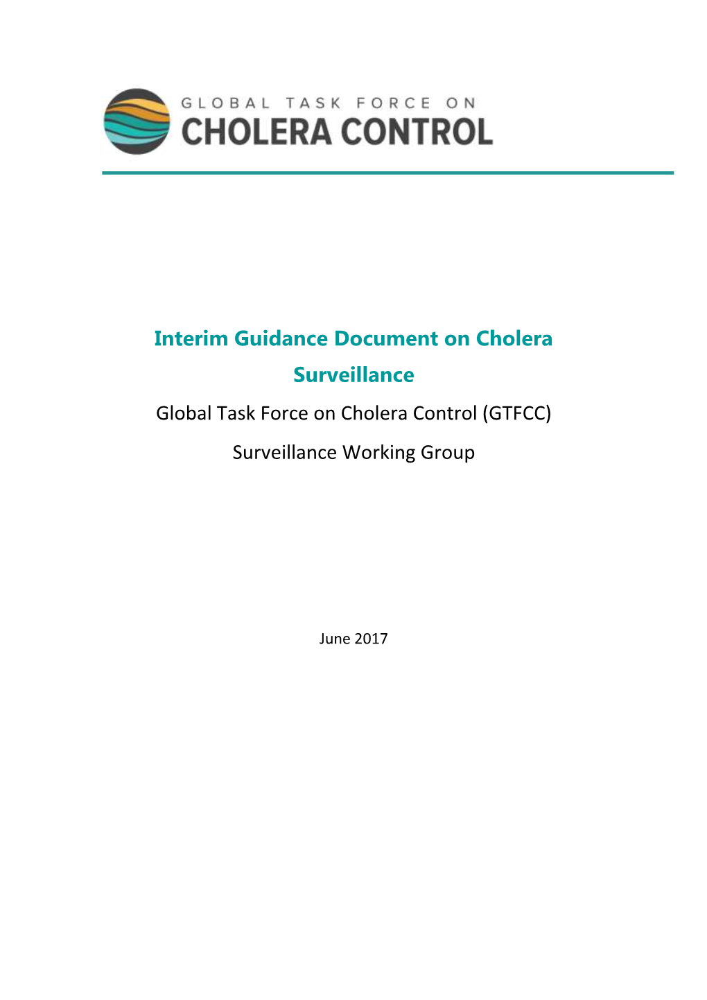 Global Task Force on Cholera Control (GTFCC) Surveillance Working Group