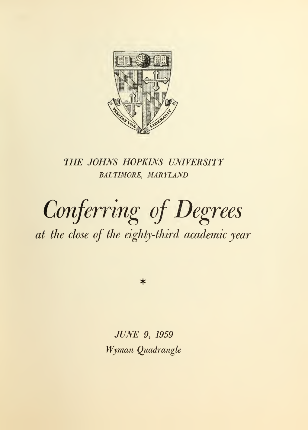 Commencement 1941-1960