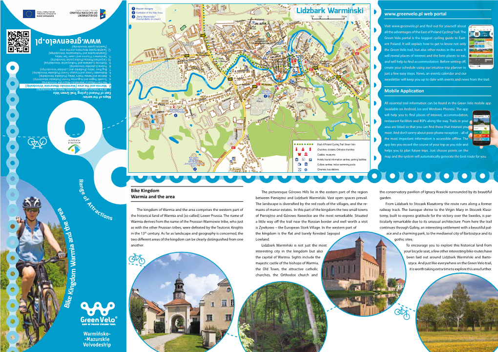 Warmia and the Area Map 1:305 000 June 20, 2017