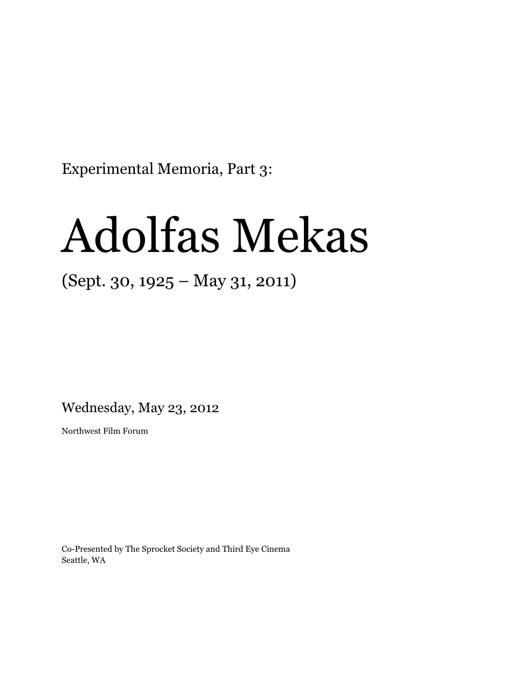 Adolfas Mekas (Sept