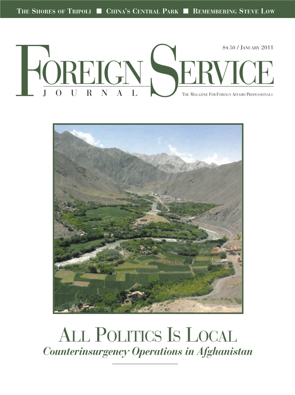 The Foreign Service Journal, January 2011.Pdf