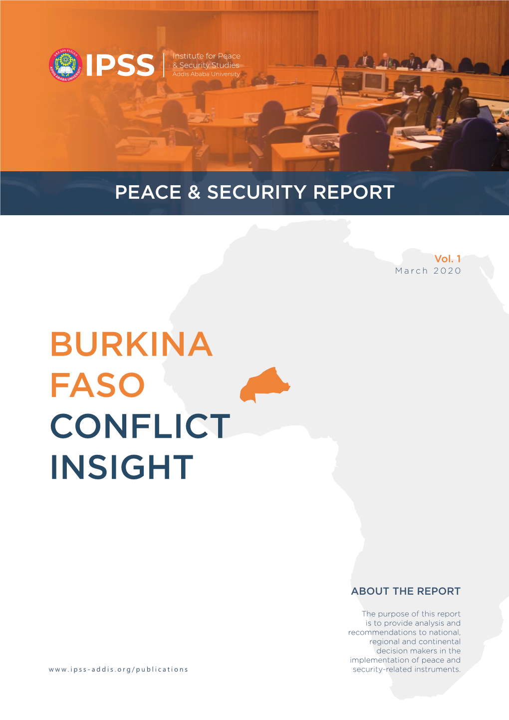 Burkina Faso Conflict Insights Vol 1