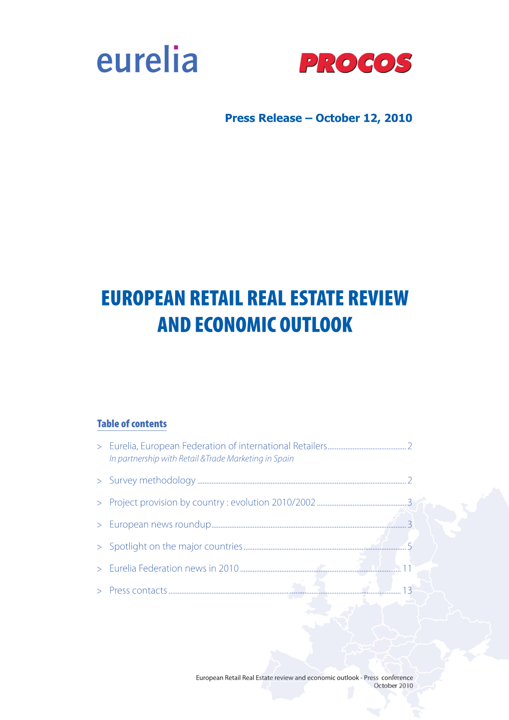 European Retail Real Estate Review and Economic Outlook
