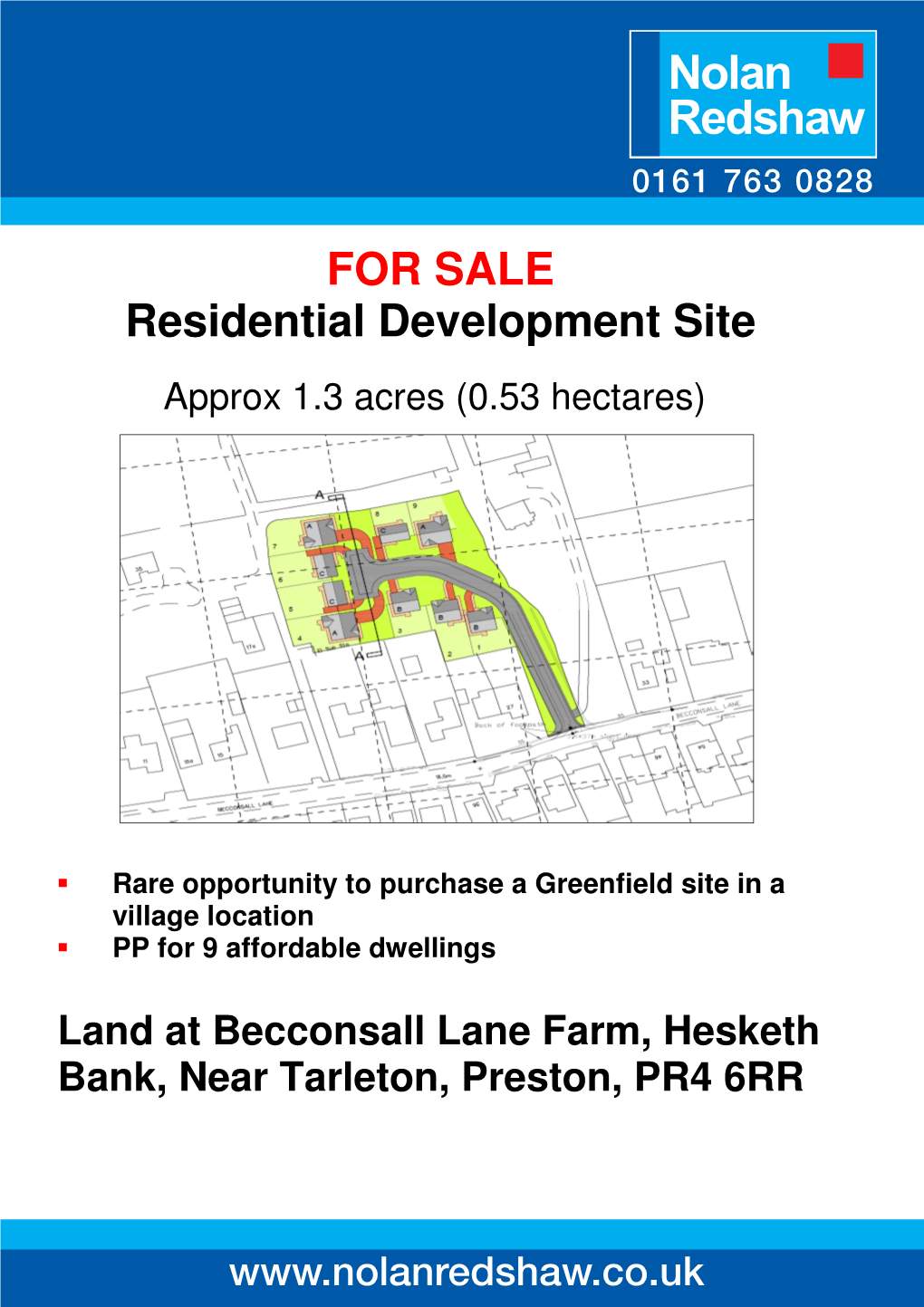 FOR SALE Residential Development Site