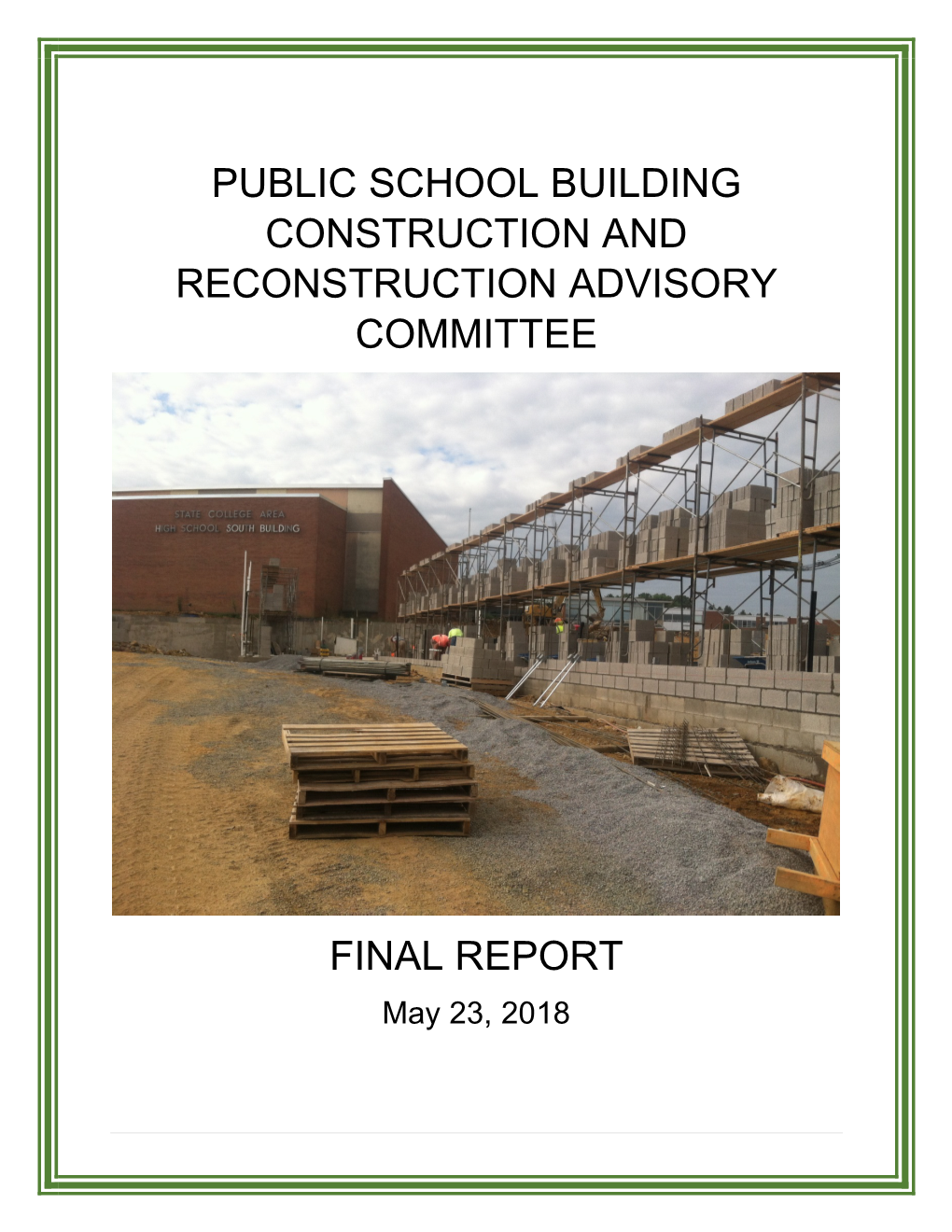 Public School Building Construction and Reconstruction Advisory Committee