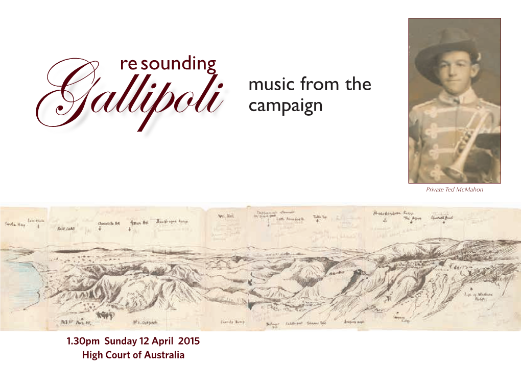 Re-Sounding Gallipoli 2015