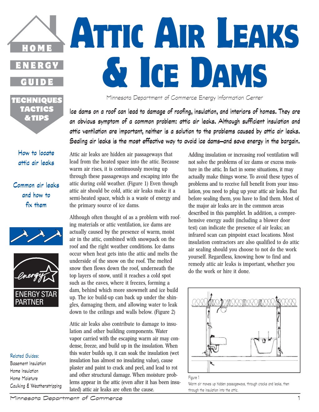 Air Leaks and Ice Dams