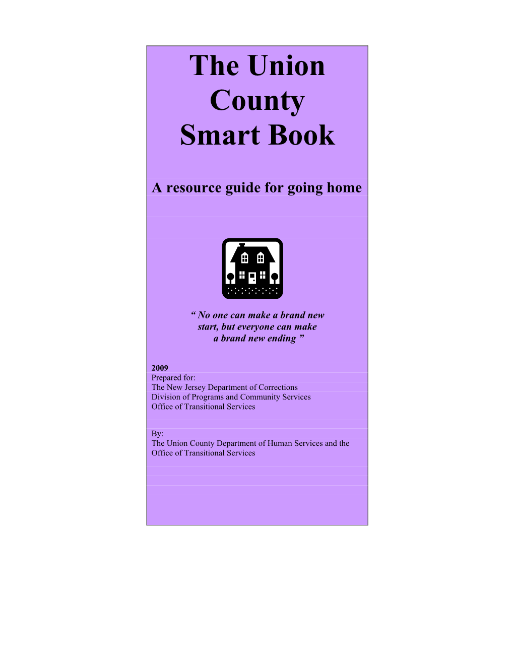 The Union County Smart Book