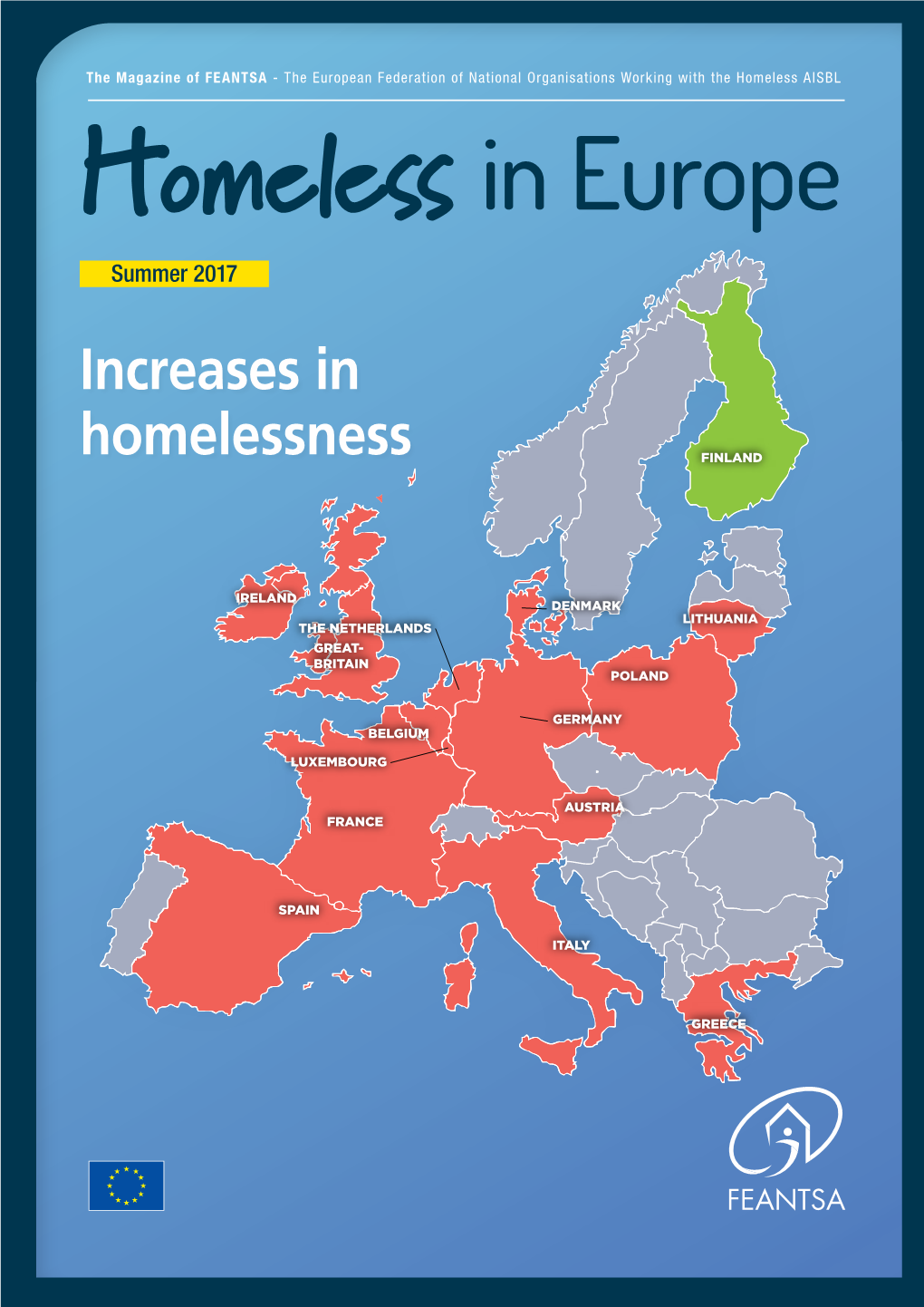 Homeless in Europe Summer 2017 Increases In