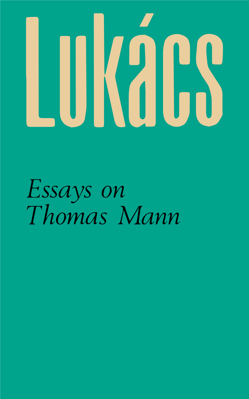 Essays on Thomas Mann