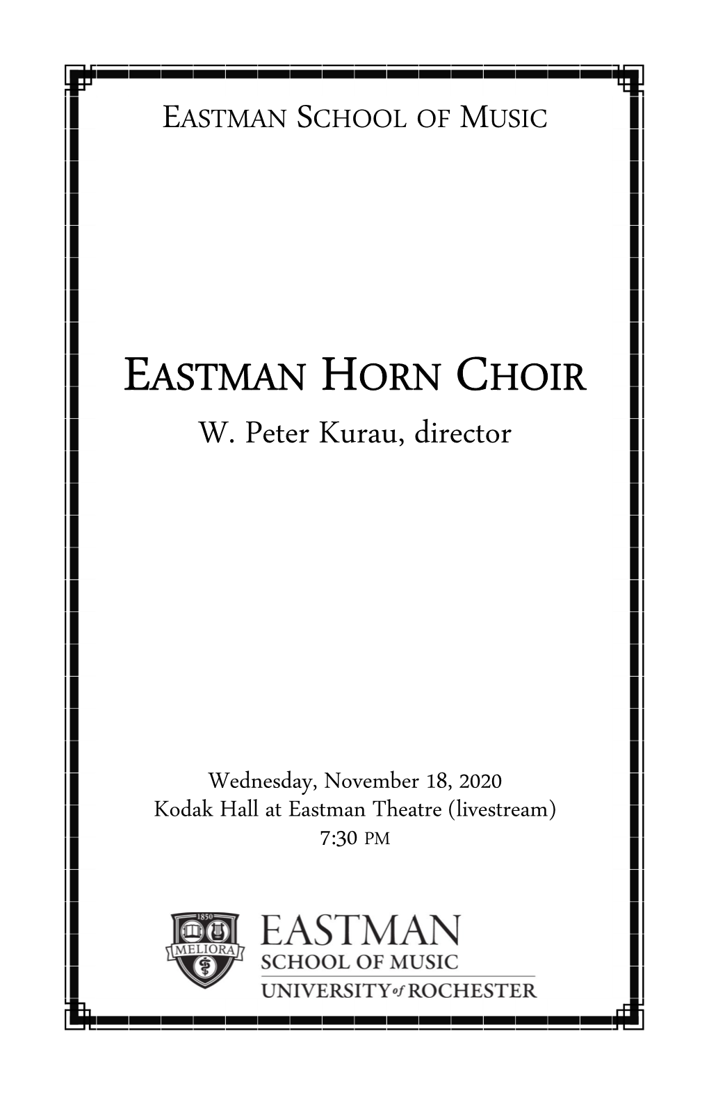 Eastman Horn Choir W