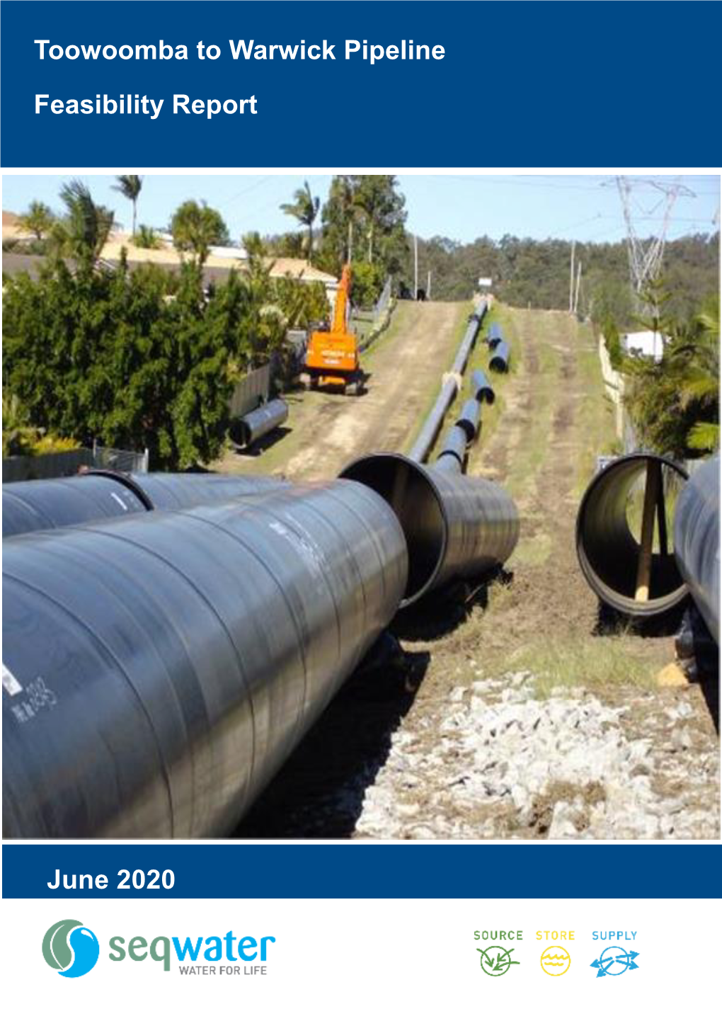 Seqwater Toowoomba to Warwick Pipeline Feasibility Study