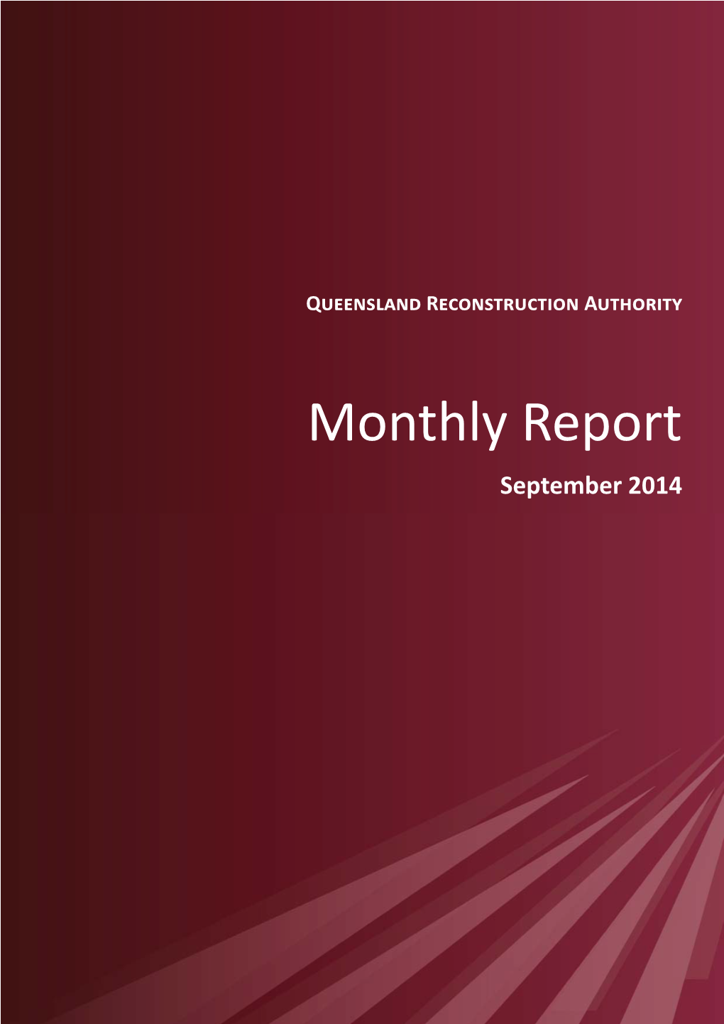 Monthly Report September 2014 FINAL