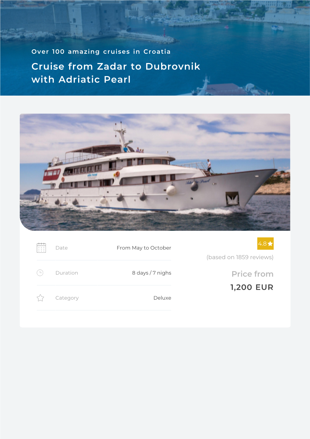 Adriatic Pearl: Zadar to Dubrovnik