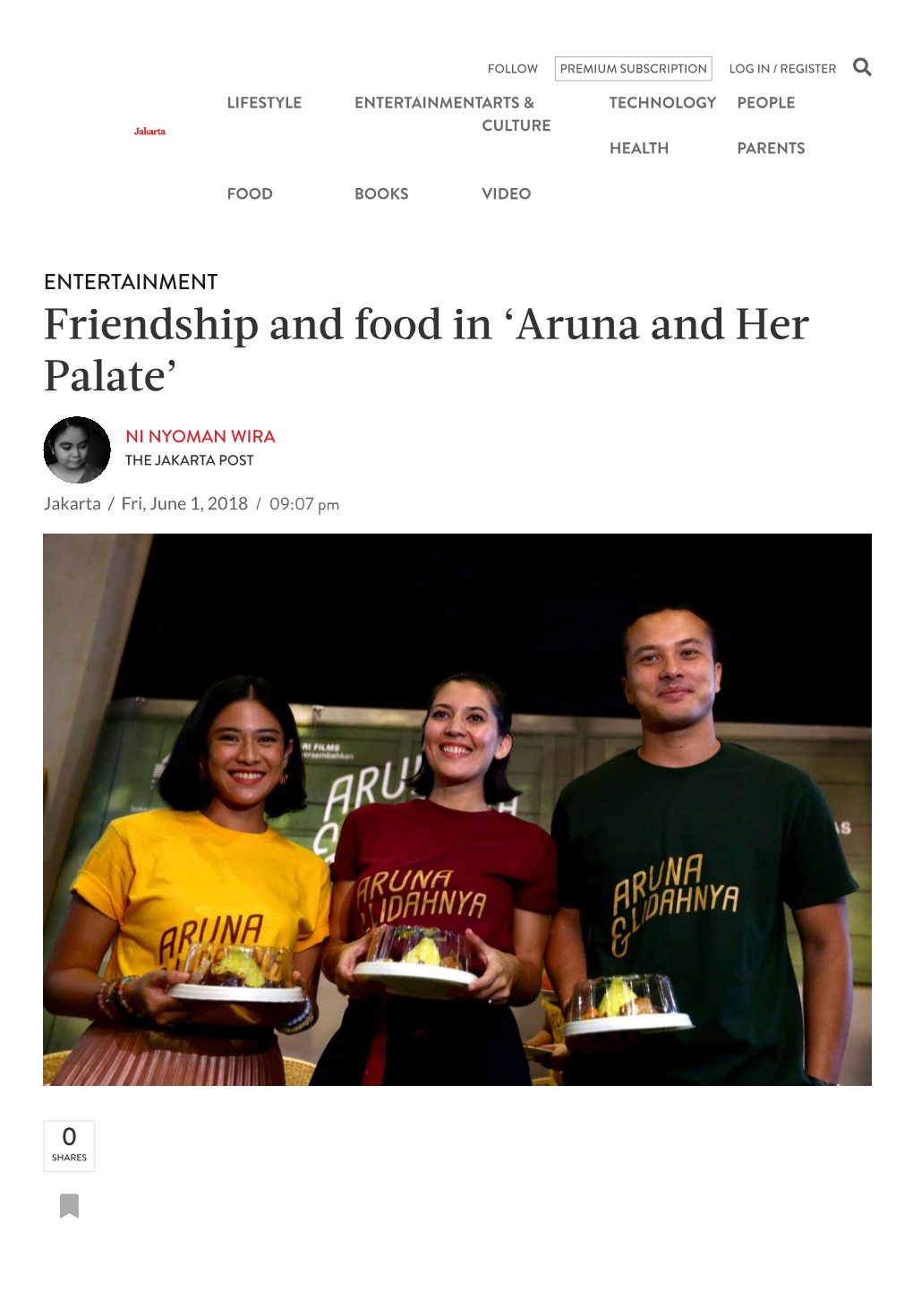 Friendship and Food in 'Aruna and Her Palate'