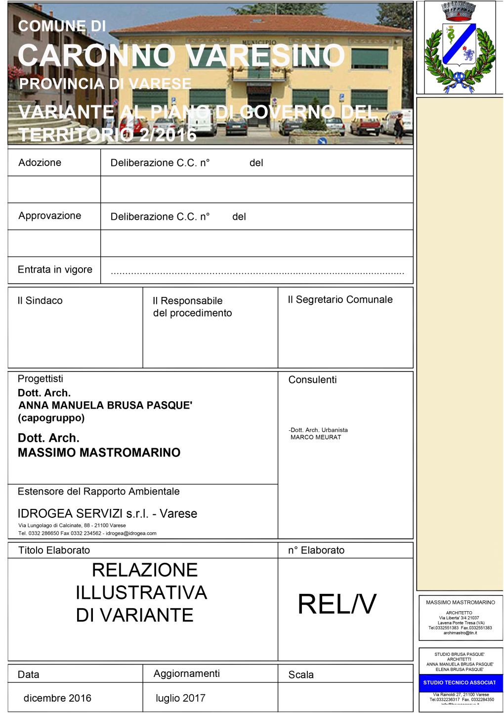 Relazione Variante Adozione