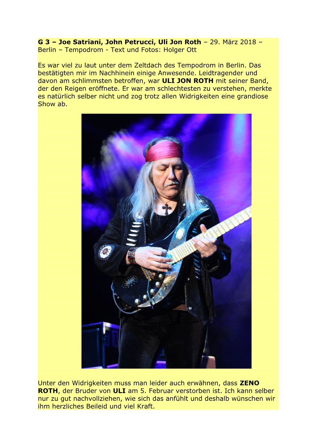 G 3 – Joe Satriani, John Petrucci, Uli Jon Roth – 29