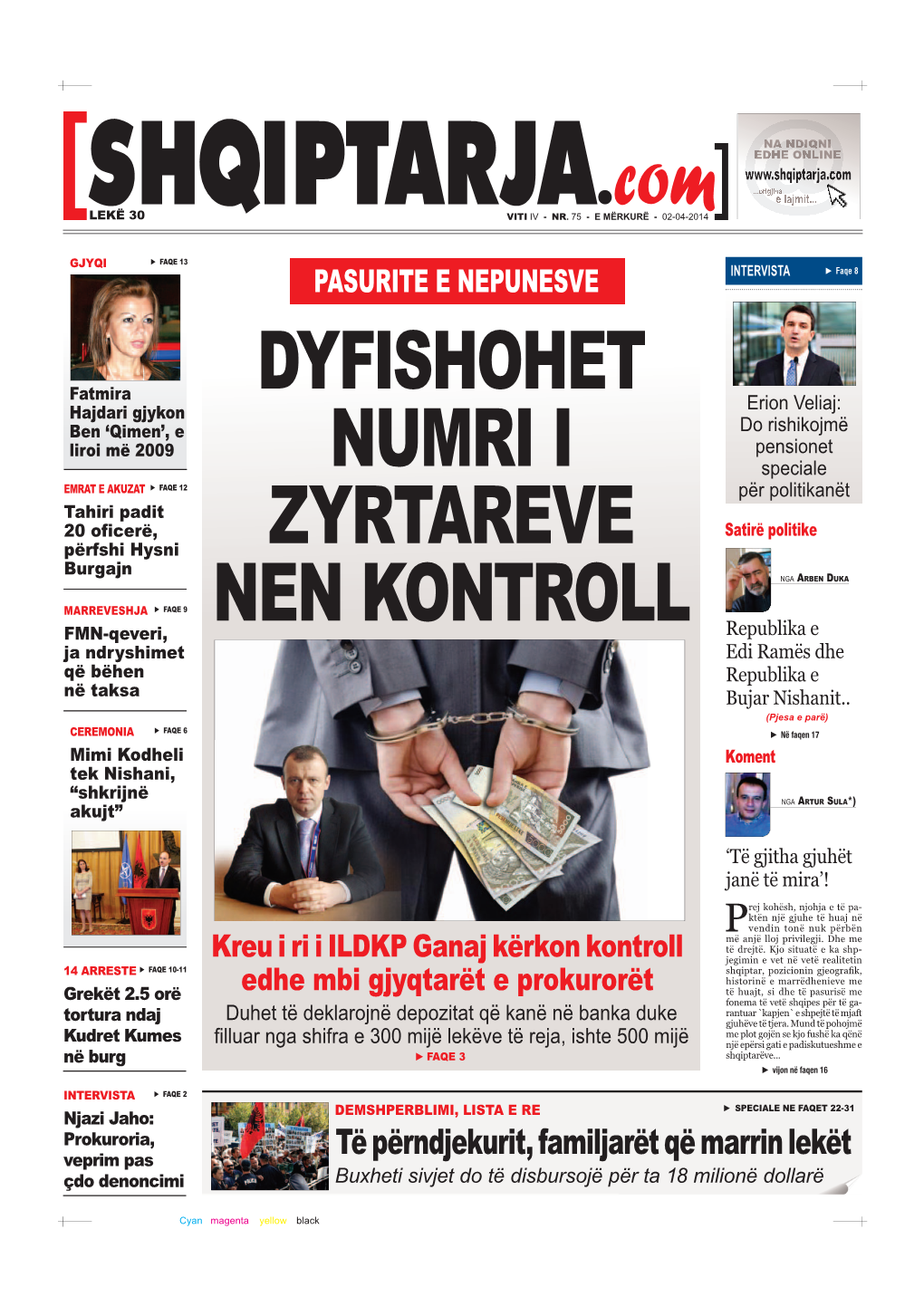 Dyfishohet Numri I Zyrtareve Nen Kontroll